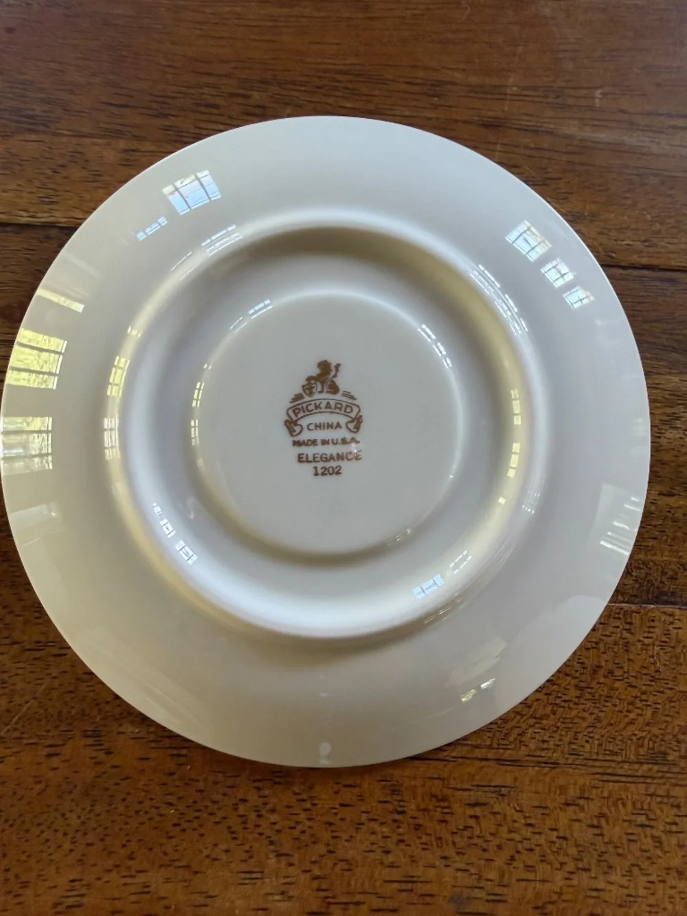 Pickard China 'Elegance 1202' Tea Cup and Saucer from 1976